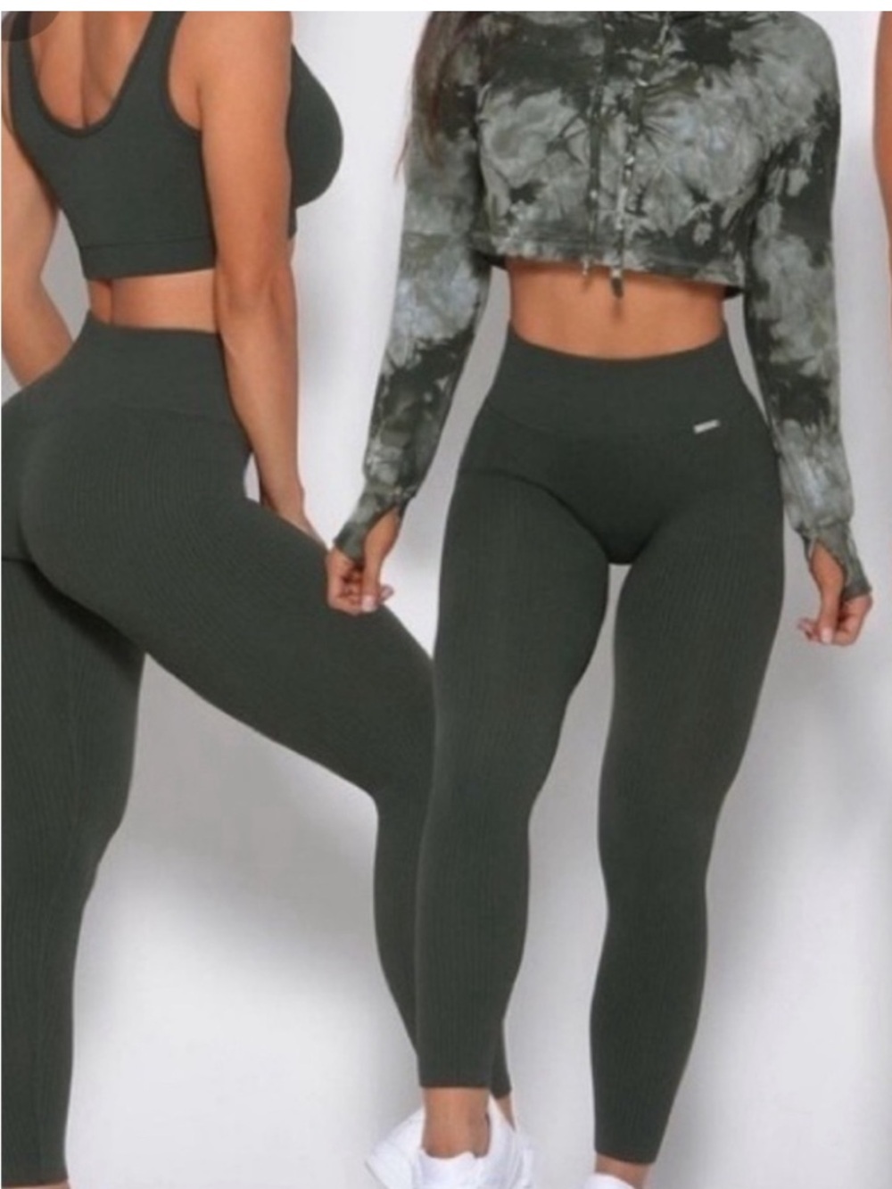 Bombshell rib pocket 7/8 leggings